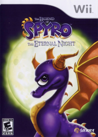 Legend of Spyro The Eternal Night PAL Wii  box art